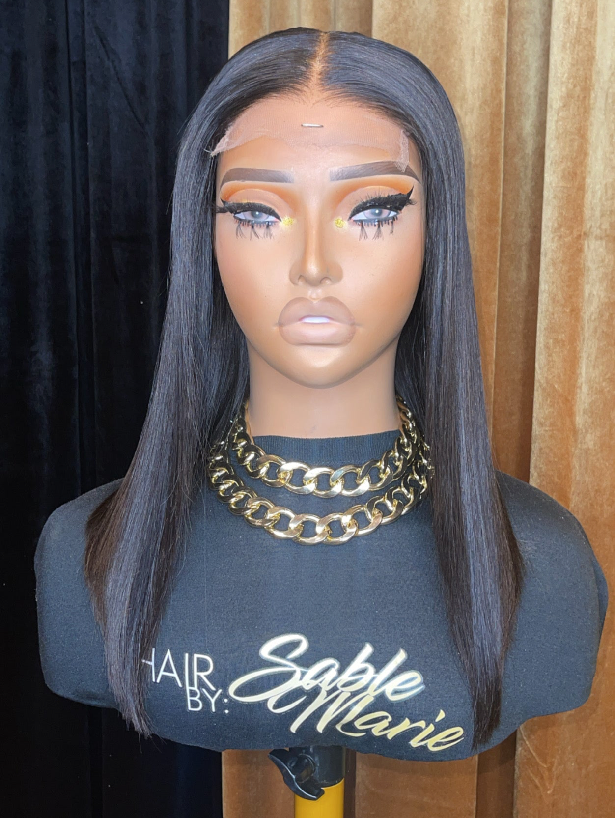 “CIARA” 4x4 HD LACE CLOSURE CUSTOM UNIT 14” BOB LOVELY RAW STRAIGHT