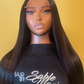 “LAYLA” 5x5 HD LACE CLOSURE CUSTOM UNIT 22” LOVELY RAW STRAIGHT SIZE 22=MEDIUM