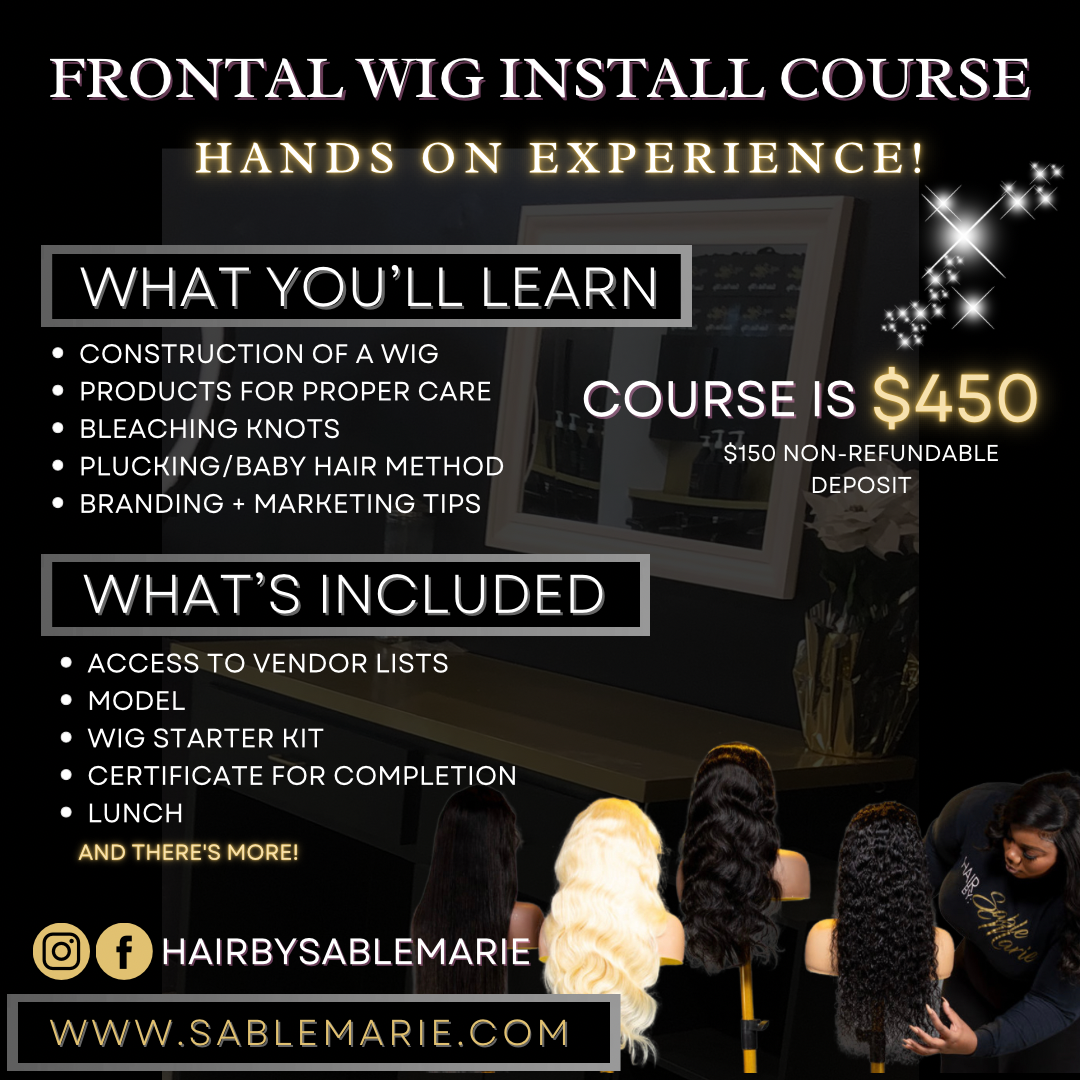 Frontal Wig Install Course